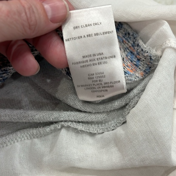 Dolan Left Coast Collection Mixed Media Embroidered Tunic | Size Small - Picture 7 of 10